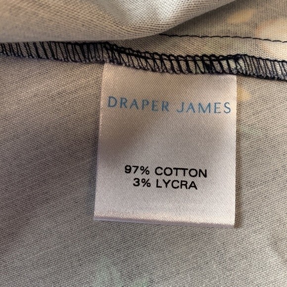 NWOT Draper James | Floral Sheath Dress Navy Floating Tulip 2 - Picture 9 of 10